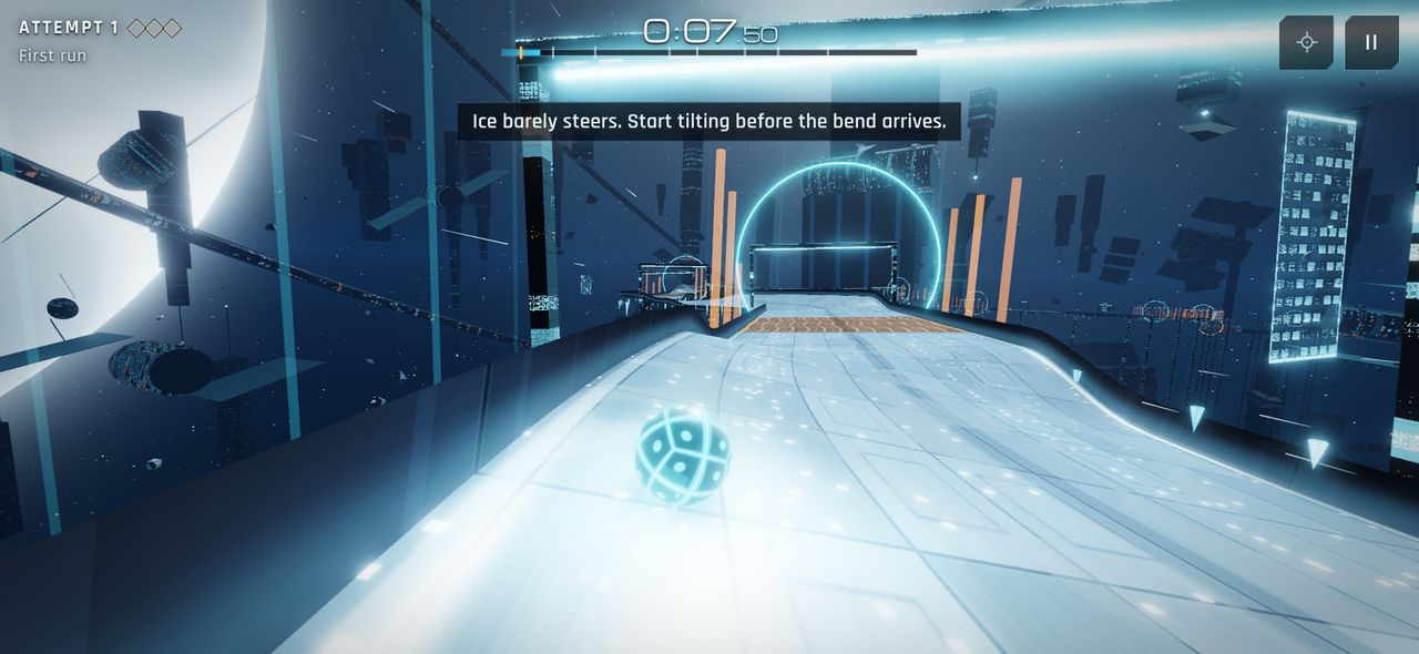 Gameplay in level 6, Cryostation.